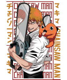 Chainsaw Dark Anime Vector